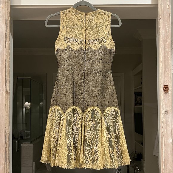 Nicole Miller Laced Cocktail Dress - Picture 2 of 3